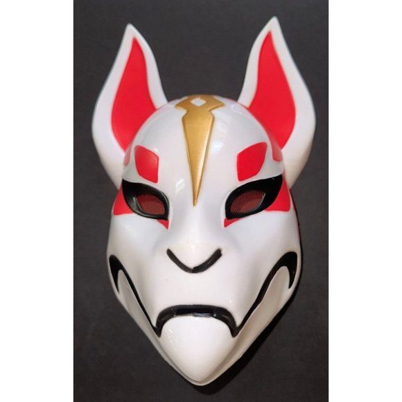 Fortnite Drift Fox Mask Teen/Adult Plastic Face Mask Cosplay Epic Game Halloween - Picture 1 of 4
